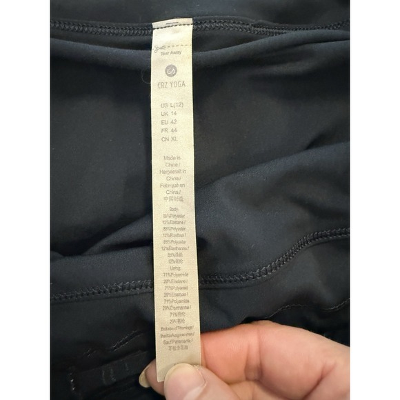 Crz Yoga Pleated Tennis Skirt Skort Size L Golfcore Pickleball Outdoor Navy Prep - Picture 10 of 13